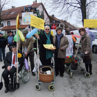 Die Plieninger SPD und Parteifreien beim Faschingsumzug